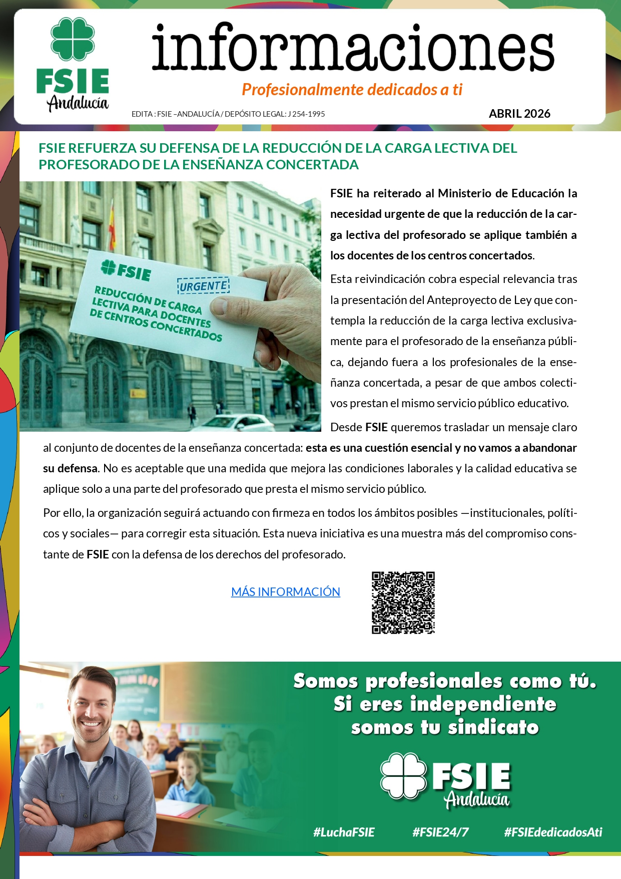 Informaciones abril 2026
